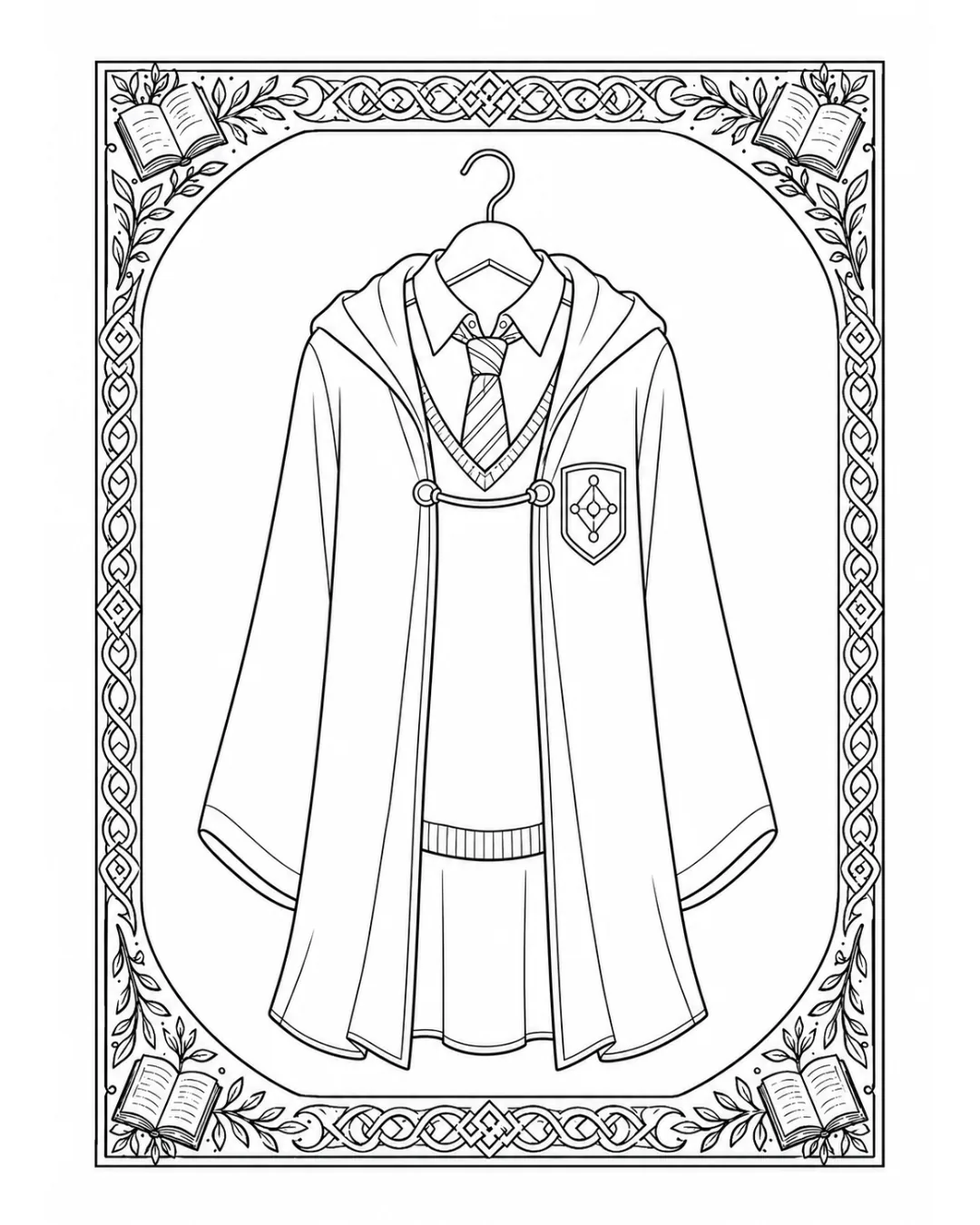 School robes illustration